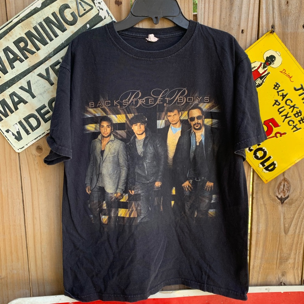 Vintage Backstreet Boys Band This is Us Tour 2010 Tshirt Size M